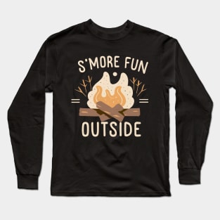 Smores fun outside Long Sleeve T-Shirt